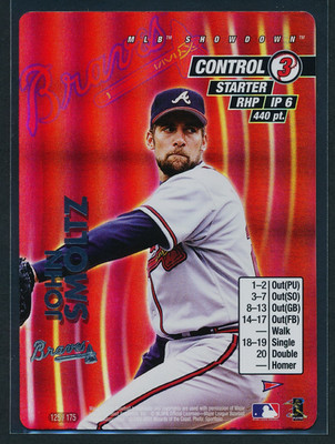 John Smoltz 125/175 Foil 2001 MLB Showdown Pennant Run WOTC - NM