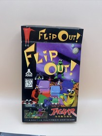 Atari Jaguar Flip Out! Complete In Box 1995
