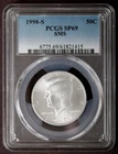1998-S PCGS SP69 John F Kennedy JFK Silver Half Dollar 50C SP69 Matte SMS