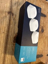 Amazon eero 6 Dual-Band Mesh Wi-Fi 6 System 3-Pack Covers Up to 5,000 Square Ft