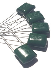 Image of Polyester Film Capacitors - Mylar - 5 Pack - Choose from 100-1600V - Free P&P