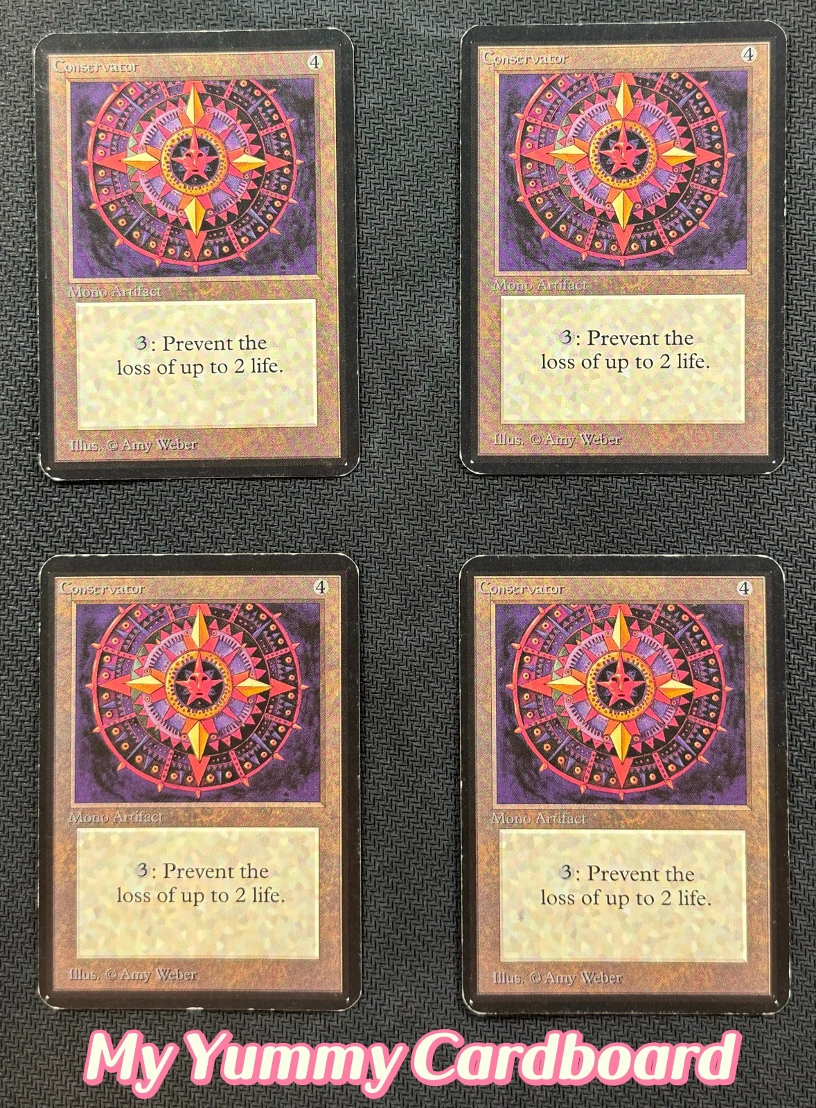 MTG Alpha Conservator x4 Playset — MP - HP | Limited Edition Alpha 1993