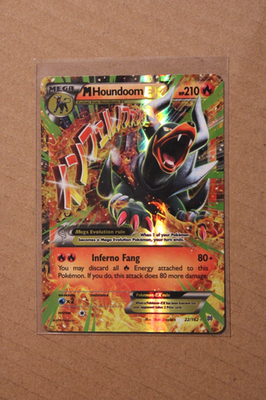 Pokemon TCG M Houndoom EX 22/162 Breakthrough Holo