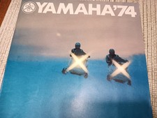 1974 Yamaha Vintage Snowmobile Dealer Sales Brochure Catalog printed in Japan