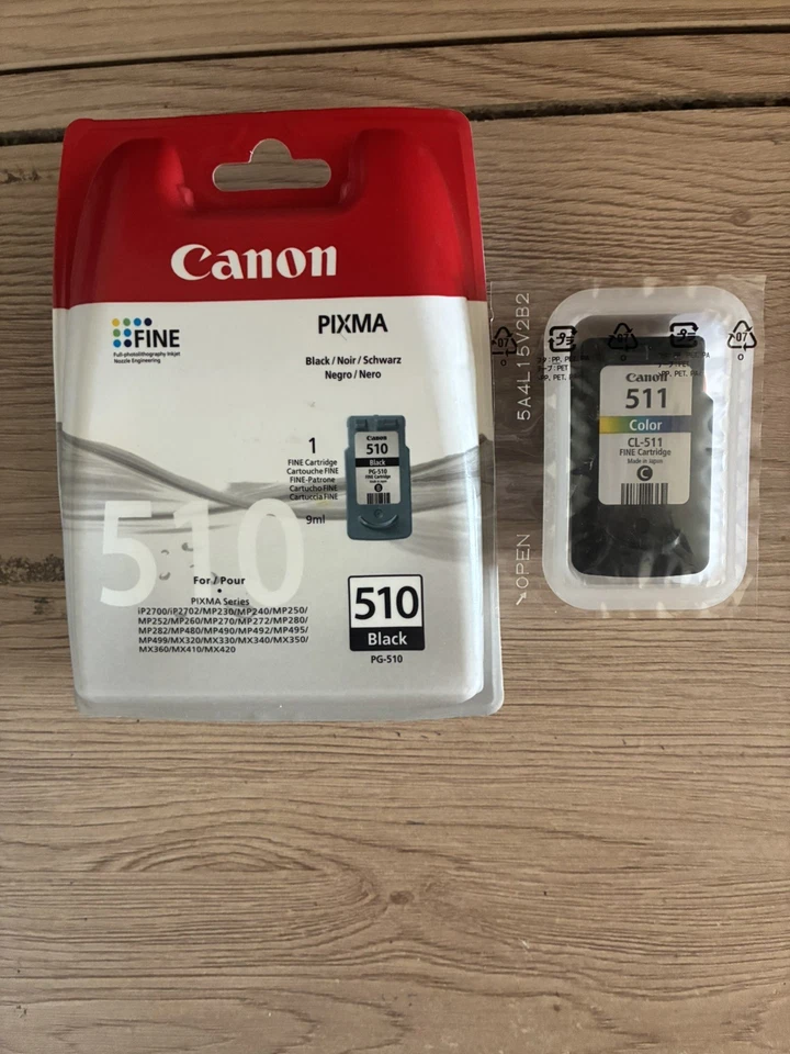 CARTOUCHES D’ENCRE CANON PG-510 + CL-511 - Photo 2/4
