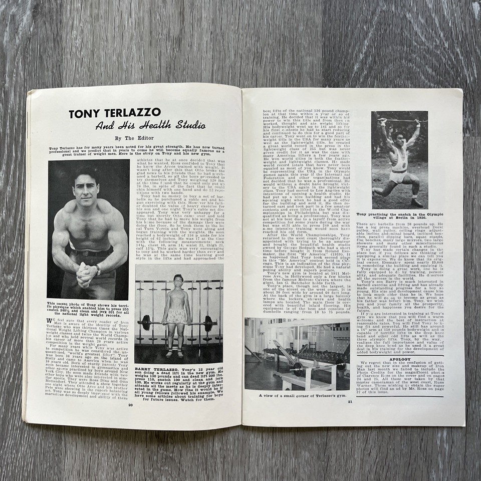 Peary Rader THE IRON MAN Mag JACK DELLINGER + GEORGE EIFERMAN AUG 1948 ...