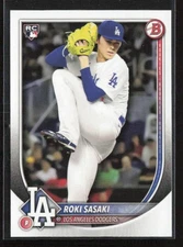 2025 Bowman #12 Roki Sasaki Los Angeles Dodgers Rookie