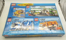 LEGO 66256 Super Pack 7242 7733 7990 7991 MISB NEW GOOD City Town RARE
