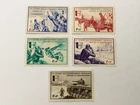 old stamps  FRANCE   x  5 legion