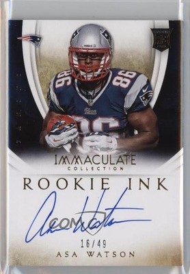 2014 Panini Immaculate Rookie Ink 16/49 Asa Watson #29 Auto RC 0o9