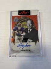 LAWRENCE TAYLOR 2026 LEAF METAL PRESIDENTS DAY AUTOGRAH 1/1 SHIMMER AUTO