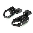 TOUR Front 25mm Lowering Foot Pegs Black For Triumph Bonneville T120 16 17 18