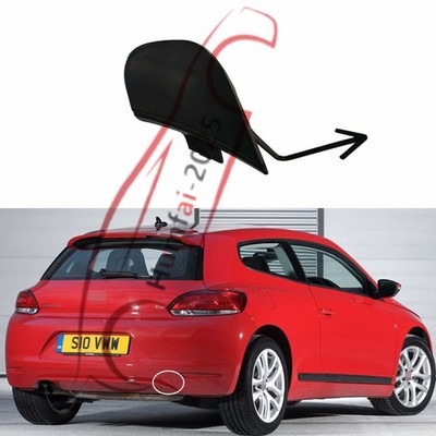 Unpainted Rear Bumper Tow Hook Eye Cover For Volkswagen Scirocco 2009-2015