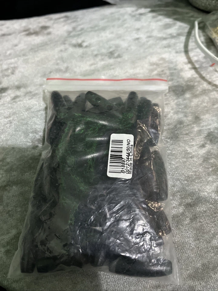 50Pcs Black Wooden Tiny Toggle Duffle buttons 35mm For Clothes Knitting Sewing - Image 4 of 4