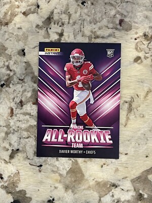 2024 Panini Instant Xavier Worthy RC All-Rookie Team / 314