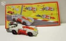 KINDER SPRINTY 2013 VOITURE BLANCHE FT047 + BPZ