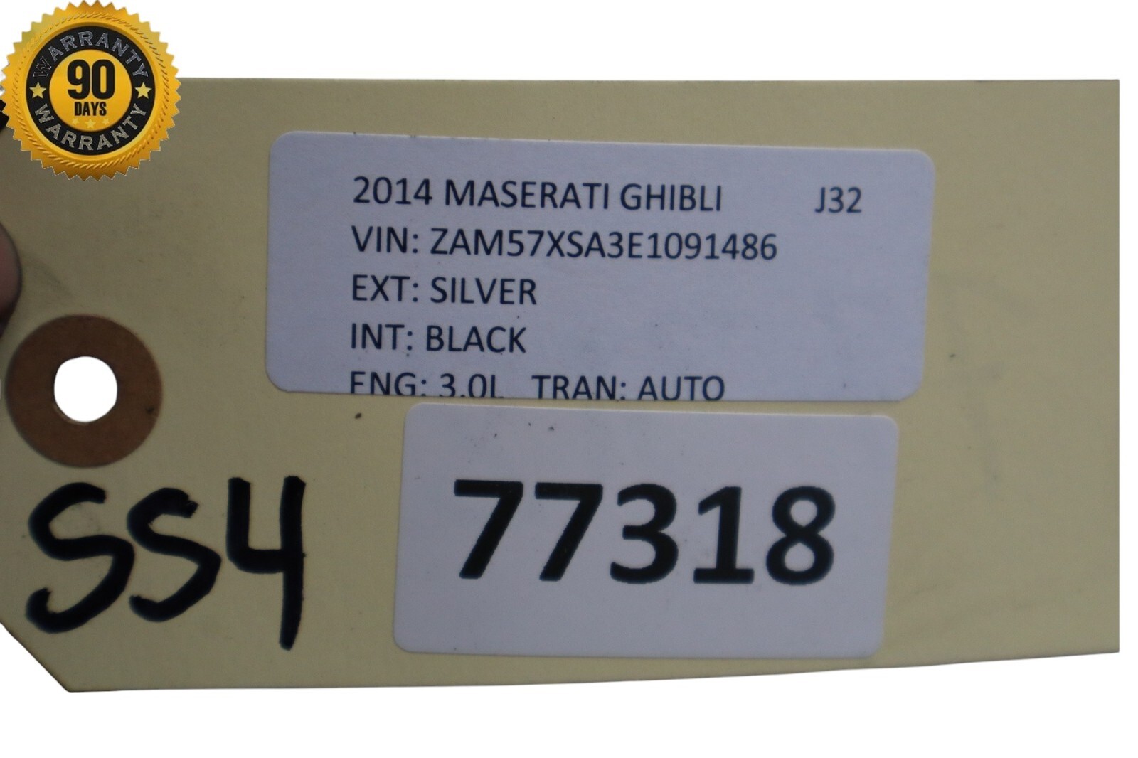 14-17 Maserati Ghibli Right Passenger Side Rocker Panel Side Skirt Molding Oem
