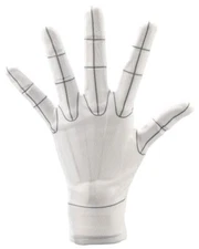Kotobukiya ARTIST SUPPORT ITEM Hand Model Glove /L Wireframe- New