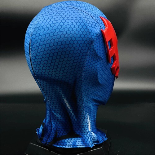 Spider-man 2099 Helmet Cosplay 3D Mask Costume Prop Halloween - Picture 7 of 9