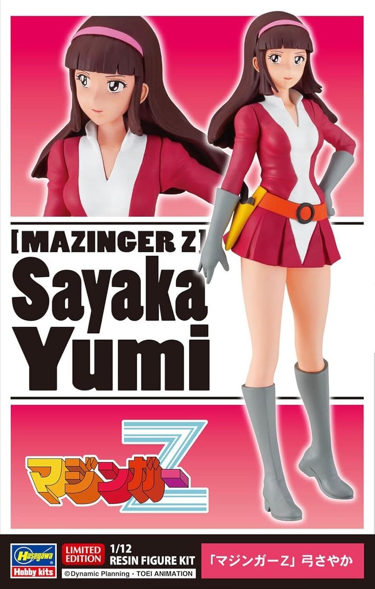 Hasegawa Mazinger Z Yumi Sayaka 1/12 scale unpainted resin kit | eBay