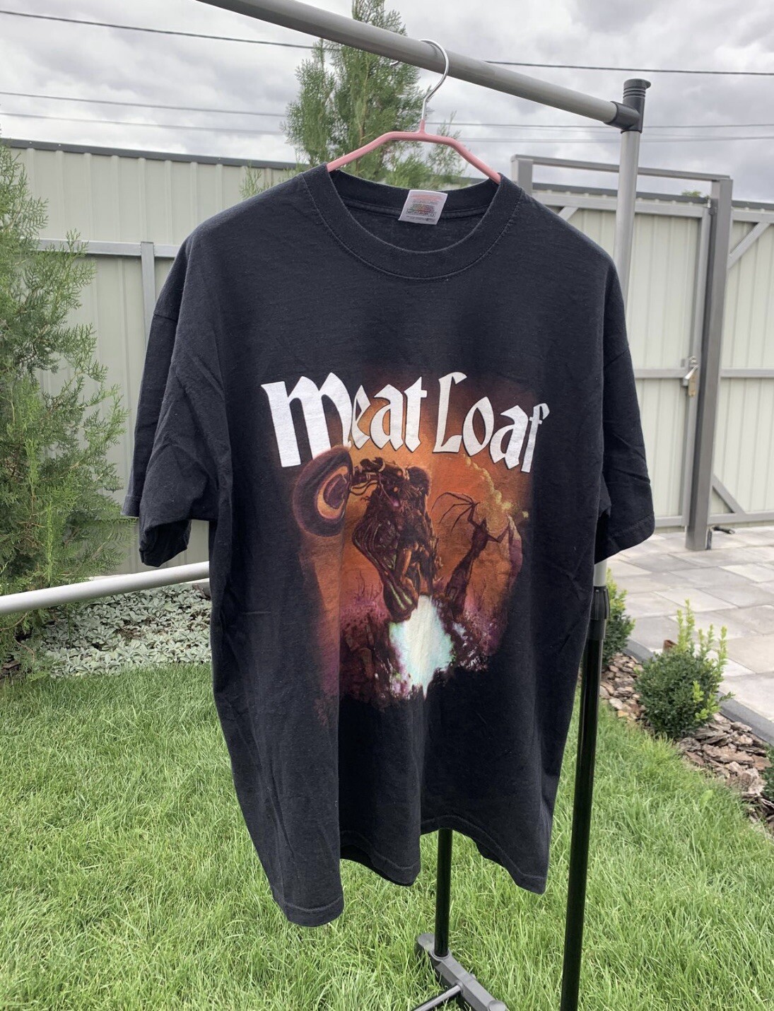 Vintage 2003 Meat Loaf Tour T Shirt Y2K