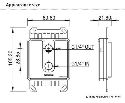 Barrow LTCP03A-04N CPU Wasserblock für AMD Ryzen 3 5 7 9 AM5 AM4 Waterblock - Bild 6 von 7