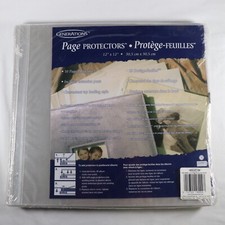 5 10-packs Generations 12x12 Scrapbook Page Protectors for Postbound Albums