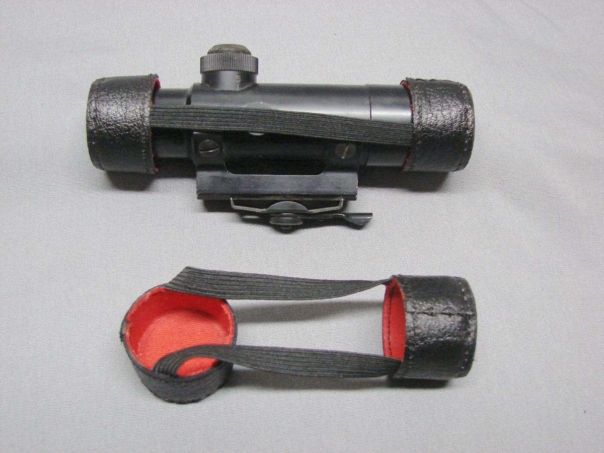 U.S. COLT 3 x 20 & 4 x 20 RIFLE SCOPE LEATHER COVERS -REPRODUCTION