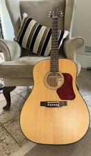 Walden D550t Solid Top Acoustic Guitar, Free Music Book Included