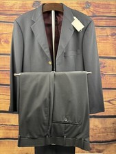 Brooks Brothers 1818 Regent Navy Blue Suit 41R 36W 100 Wool 2 Piece Suit