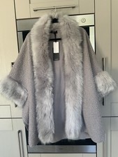 Joanna Hope Cape O/s Grey Bnwt £100