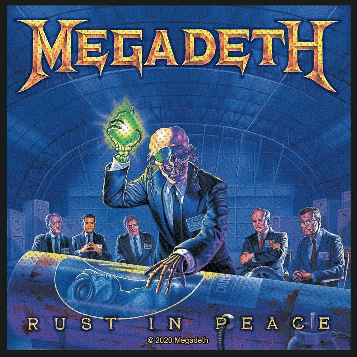 Megadeth PATCH RICAMATE # 30 Rust in Peace 10x10cm rappezzi distintivo