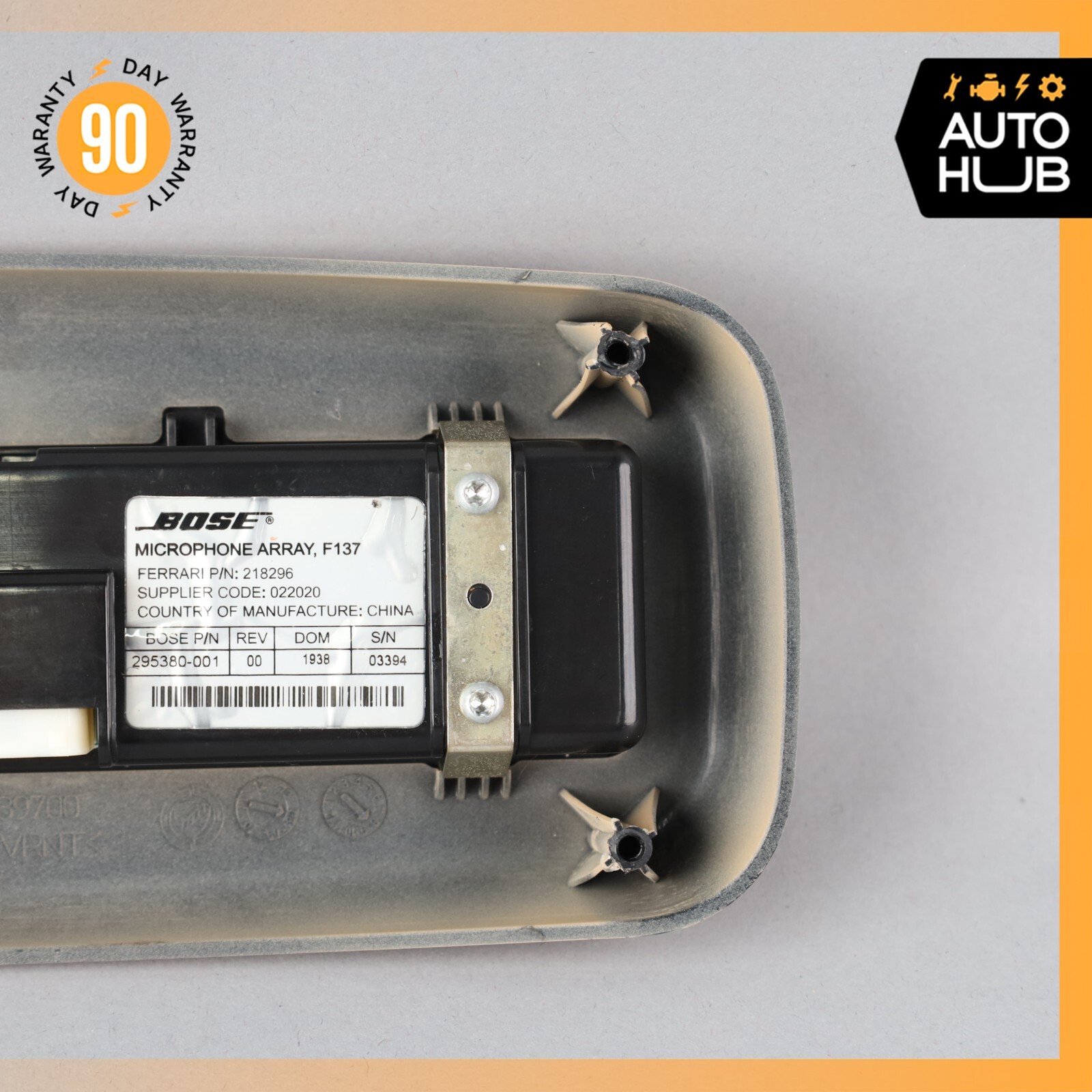09-11 Maserati Quattroporte M139 Micro Microphone Handsfree w/ Switch OEM 50k