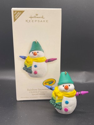 Hallmark Keepsake Ornament~Rainbow Snowman~Dated 2007