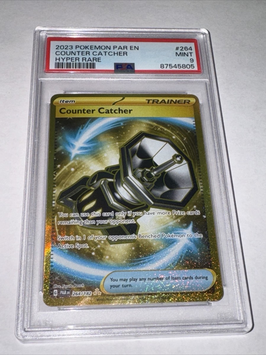 ポケトーク Pokémon Paradox Rift Counter Catcher 264/182 Hyper Rare Gold