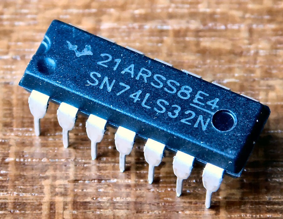 Circuit Intégré SN74LS32N Texas Instruments - Portes Logiques OR 2 Entrées - Neuf D'origine - Fabriqué En Malaisie