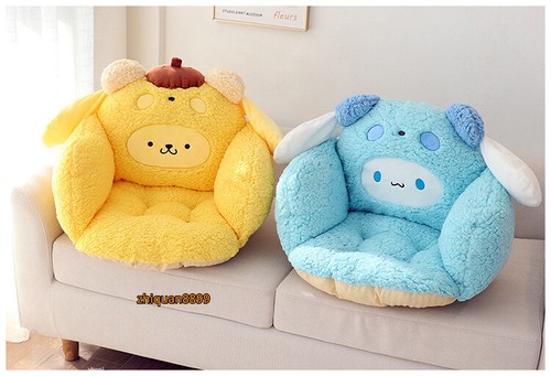 Kuromi Cinnamoroll Melody Plush Seat Cushion Backrest Support Pillows Chair Mat - Picture 2 of 17