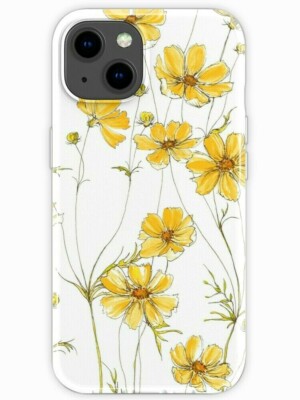Handyhülle Blumen Gelb Personalisieren Bedruckt & Kompatibel mit allen Handyhüllen