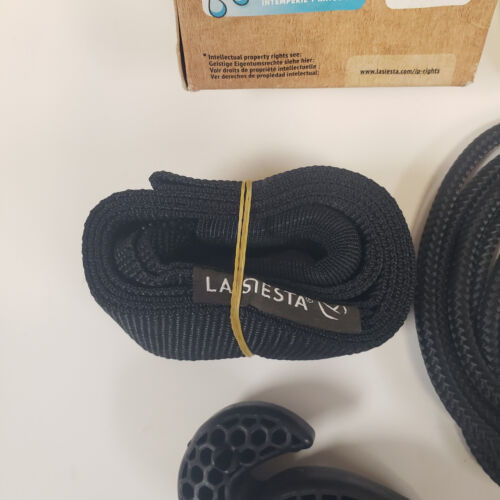 LA SIESTA Black Universal Rope Multipurpose Suspension Hammock Mounting System - Picture 2 of 10