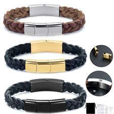 Cremation Jewelry Urn Bracelet for Ashes Women Men Keepsake Memorial Cuff Bangle