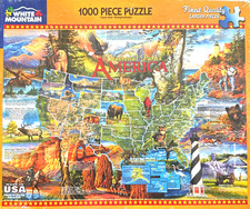 National Parks America NEW 1000 Pc Puzzle Monuments Birds Animals Alaska WM
