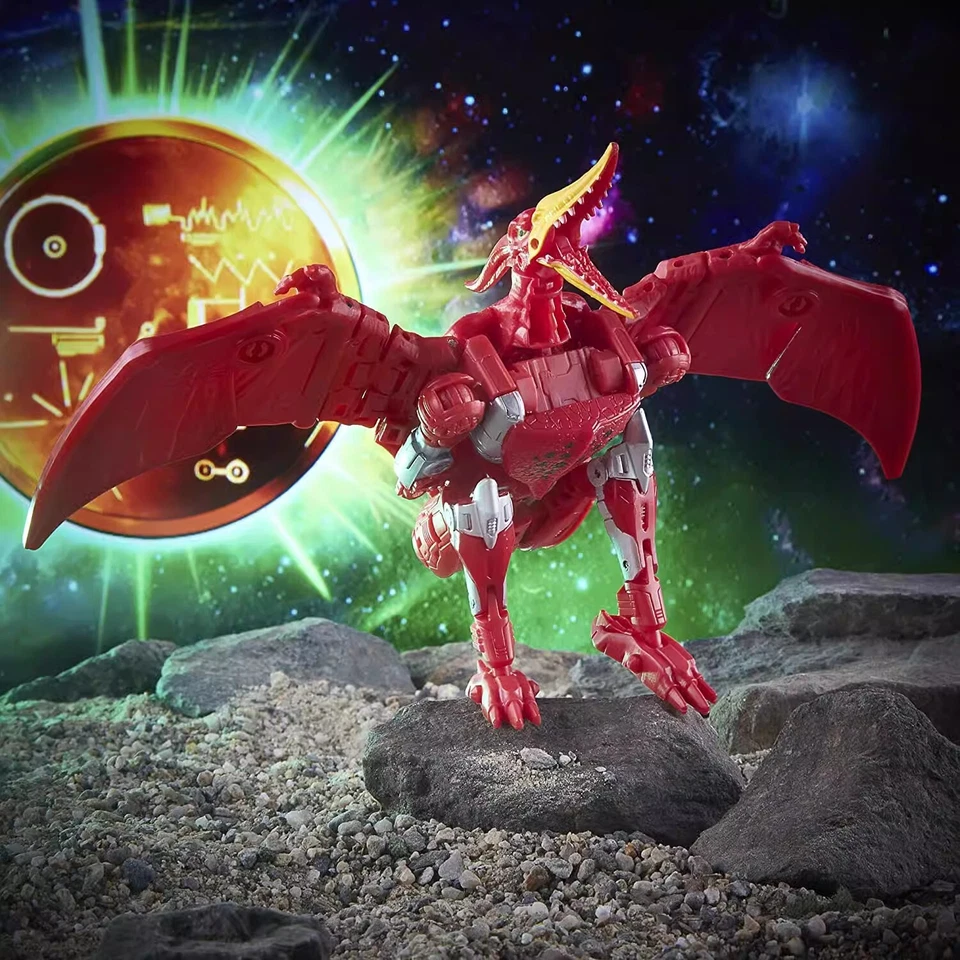 New Transformers Terrorsaur Maximal Kingdom Hasbro Golden Disk Action Figure Toy - Image 2 of 4