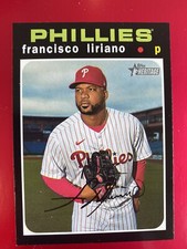2020 Heritage High Number Base Short Print SP #719 Francisco Liriano - Phillies!