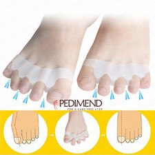 PEDIMEND Big Toe Separators Gel Toe Spacers to Correct Bunions, Hammer Toes UK