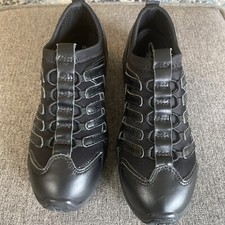 Capezio Black Leather Dance Shoes, Size 5.5