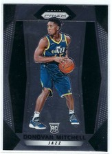 2017-18 Donovan Mitchell #117 Panini Prizm RC Rookie Utah Jazz