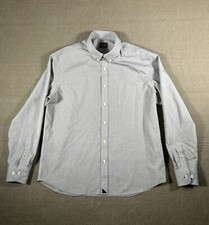 Untuckit Shirt Mens XL Gray Long Sleeve Button Up Wrinkle Free Casual Business
