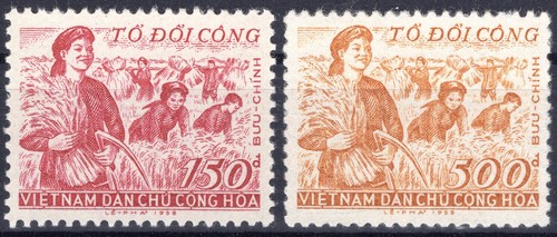 Vietnam 1958 Agriculture Help set Michel #87-88 clean MNH NGAI - 第 1/1 張圖片