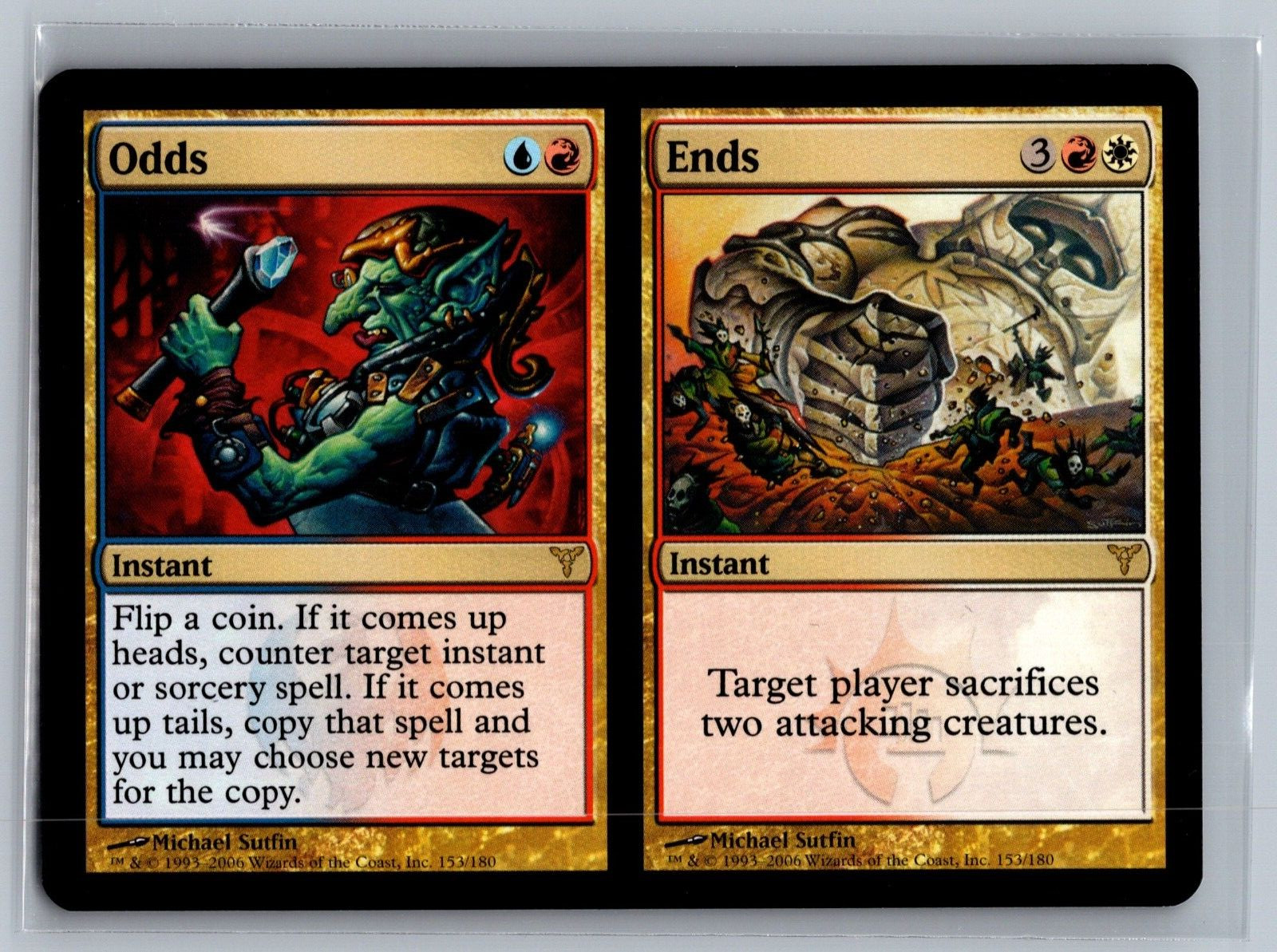 Magic The Gathering Dissension Odds / Ends #153/180 MTG TCG CCG