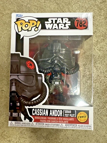 Funko Pop! Star Wars: Andor - Cassian Andor (Sienar Test Pilot) CHASE Damaged